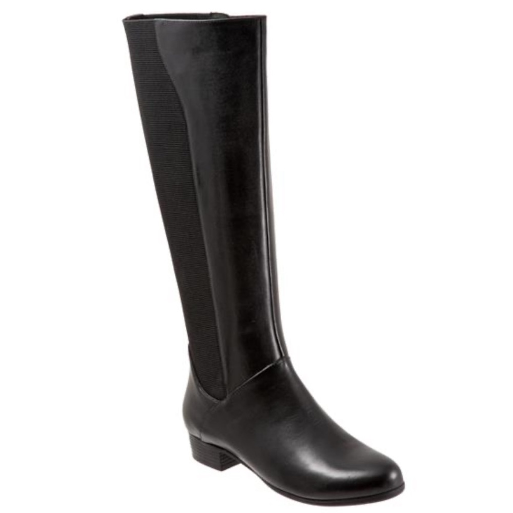 Trotters Misty WS Women's Black Riding Boots